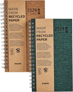 Brepols agenda Ecorama, Kazar, assorti, 2025, spiraalgebonden