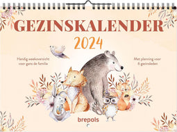 Brepols gezinskalender weekoverzicht, Nederlandstalig, 2025