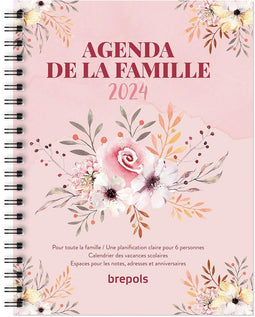 Brepols gezinsplanner, 12 maanden, Franstalig, 2025