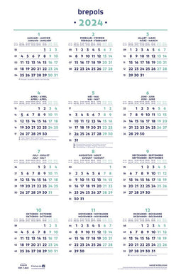 Brepols Jaarkalender, 2025