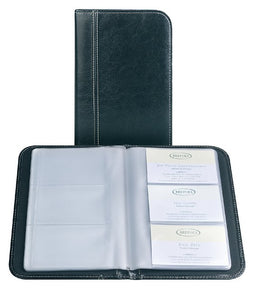 Brepols - Visitekaartenmap palermo voor 144 stuks zwart