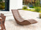 BRESCIA - Ligstoel - Donkerhout/Wit - Acaciahout