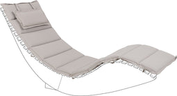 BRESCIA - Zitkussen - Taupe - 180 x 60 cm - Polyester