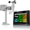 Bresser Weerstation - Met 5-in-1 Multifunctionele Buitensensor - Regen- en Windmeter - Zwart