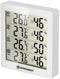 Bresser Weerstation - Temeo Hygro Quadro - Met 4 onafhankelijke meetgegevens - Wit
