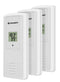 Bresser Weerstation - Temeo Hygro Quadro - Met 4 onafhankelijke meetgegevens - Wit