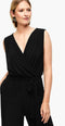 s.Oliver Blacklabel - Catsuit - Mouwloos met wikkeloptiek - Zwart