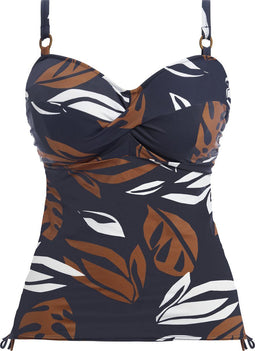 Fantasie Lake Orta - Dames Tankini Top - Twist Front - Marineblauw