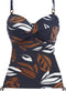 Fantasie Lake Orta - Dames Tankini Top - Twist Front - Marineblauw
