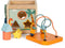Small Foot - Houten Activiteitenkubus Motoriekspiraal Dino