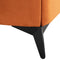 MELLE - Tweepersoonsbed - Oranje - 160 x 200 cm - Fluweel