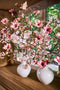 Silk-ka Kunstbloem-Zijden Bloem Magnolia Tak Wit-Roze 116 cm