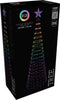 Kerstboom - Vlaggenmast - RGB Licht - 210cm - 370 LED - incl. Frame - Colour Changing