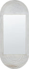 BRIANT- Wandspiegel - Off-white - Mangohout