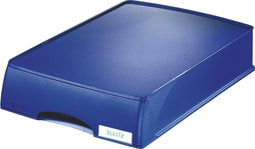 Brievenbak Leitz 5210 Plus blauw met lade | 4 stuks