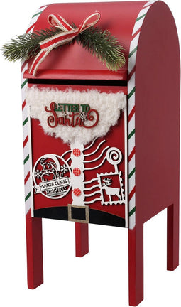 Brievenbus kerst 30 cm kerstversiering