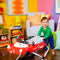 BRIGHT STARTS 3-in-1 rollator - Kleine auto - 3 evoluerende spelmodi - Rood
