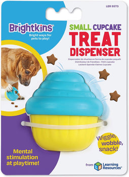 Brightkins Voerspeeltje Cupcake - Hondenspeelgoed - Blauw Small