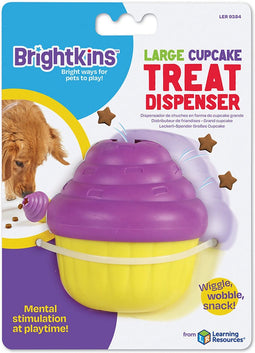 Brightkins Voerspeeltje Cupcake - Hondenspeelgoed - Paars Large
