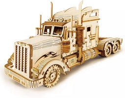 BrightWise® Robotime Vrachtwagen Hout Modelbouw Pakket Zonder Lijm - Bouwpakketten volwassenen - Bouwpakketten kinderen - Modelbouwpakketten volwassenen - Miniatuur bouwpakket volwassenen - Modelbouw auto