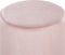 BRIGITTE - Poef - Roze - 36 cm - Fluweel