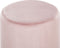 BRIGITTE - Poef - Roze - 36 cm - Fluweel