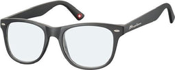 Bril Montana blue light filter +0.00 dpt zwart
