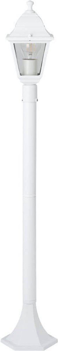 Brillant | Nissie buitenlamp 100cm wit | 1x A60, E27, 60W, geschikt voor normale lampen (niet meegeleverd)