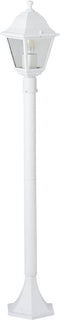 Brillant | Nissie buitenlamp 100cm wit | 1x A60, E27, 60W, geschikt voor normale lampen (niet meegeleverd)
