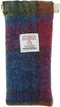Brillenetui Multi Colour - Harris Tweed - Metalen Clip - Glen Appin of Scotland