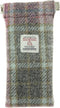 Brillenetui Zacht Roze Buchanan - Harris Tweed - Metalen Clip - Glen Appin of Scotland