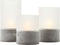 Brilliant Bougie Batterij - Tafellamp - LED - Flickering Candle Light Set - Grijs/Wit - IP44