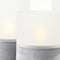 Brilliant Bougie Batterij - Tafellamp - LED - Flickering Candle Light Set - Grijs/Wit - IP44
