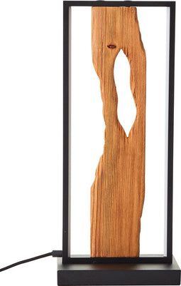 Brilliant Chaumont - Tafellamp - LED 10W 3000K - Zwart/Hout