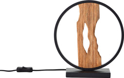 Brilliant Chaumont - Tafellamp - LED 7,5W 3000K - Zwart/Hout