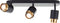 Brilliant Covelo - Plafondspot - GU10 3x5W - 3000K - Zwart Goud