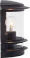 Brilliant HOLLYWOOD - Buiten wandlamp - Transparant;Zwart