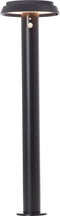 BRILLIANT LED buitenvloerlamp, solar, 70 cm, 500 lm, 3000 K, metaal, zwart