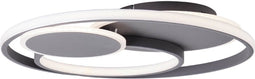 Brilliant Runda - Plafondlamp -LED 51,5W - 3000K-6000K - Donkergrijs Mat