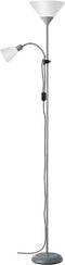 Brilliant SPARI 4 - Staande leeslamp - Wit;Zilver