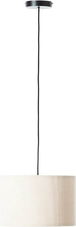 Brilliant Tony - Hanglamp - E27 max 1x25W - Ribstof - Beige