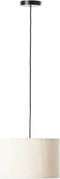 Brilliant Tony - Hanglamp - E27 max 1x25W - Ribstof - Beige