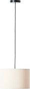 Brilliant Tony - Hanglamp - E27 max 1x25W - Ribstof - Beige