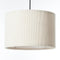 Brilliant Tony - Hanglamp - E27 max 1x25W - Ribstof - Beige