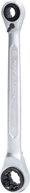 Brilliant Tools BT013901 Dubbele ratelringsleutel Sleutelbreedte (metrisch) (alleen voor ADT) 10 - 19 mm