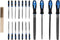 Brilliant Tools BT103030 Vijlen set met vijlenborstel, 19-delig 1 stuk(s)