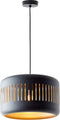 Brilliant Tyas - Hanglamp - E27 max 1x60W - Zwart/Goud