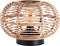 Brilliant Woodball - Tafellamp - E27 - max 1x40W - Zwart/Rotan
