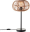 Brilliant Woodball - Tafellamp - E27 - max 1x40W - Zwart/Rotan