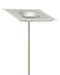 BRILONER - AGILED - LED vloerlamp, 24 W, 2700 lm, IP20, mat-nikkel, metaal-glas, dimbaar, met afstandsbediening, 28 x 28 x 180 cm